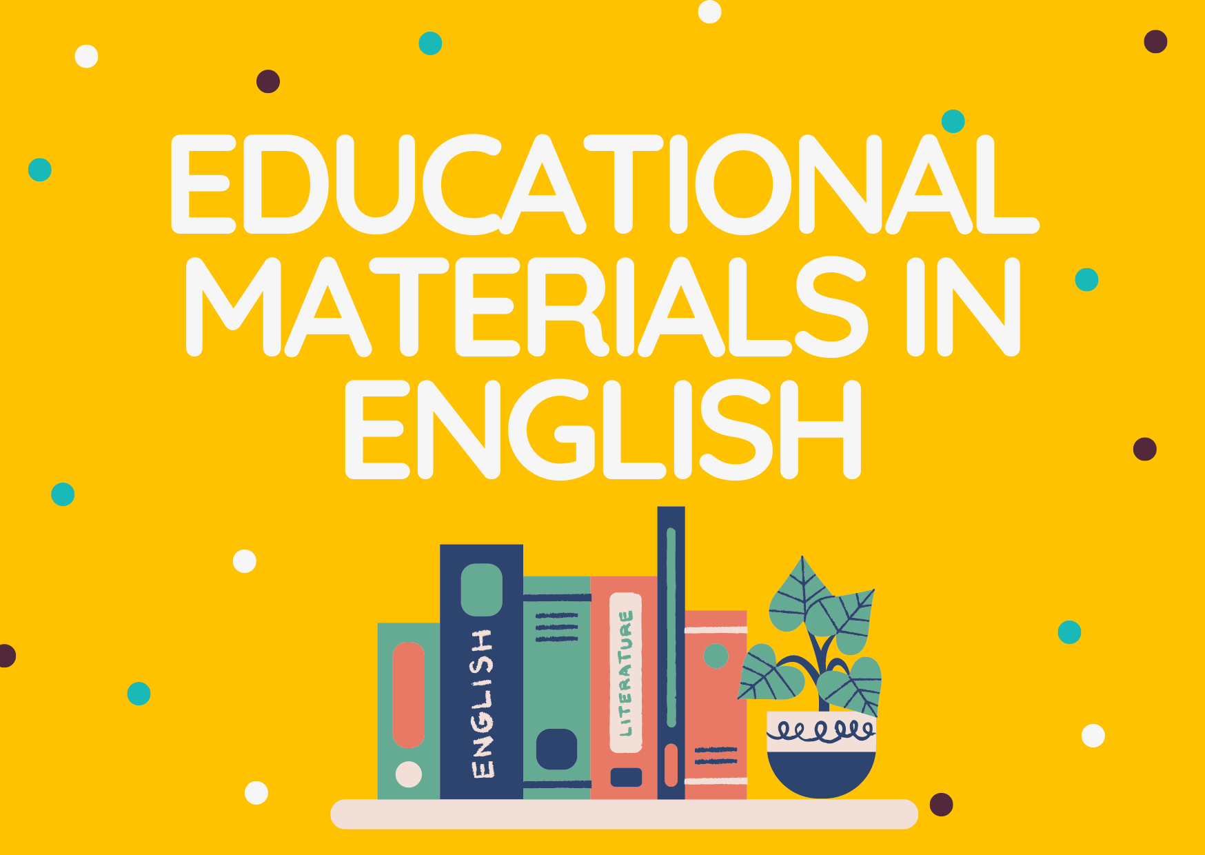 Educational materials in english